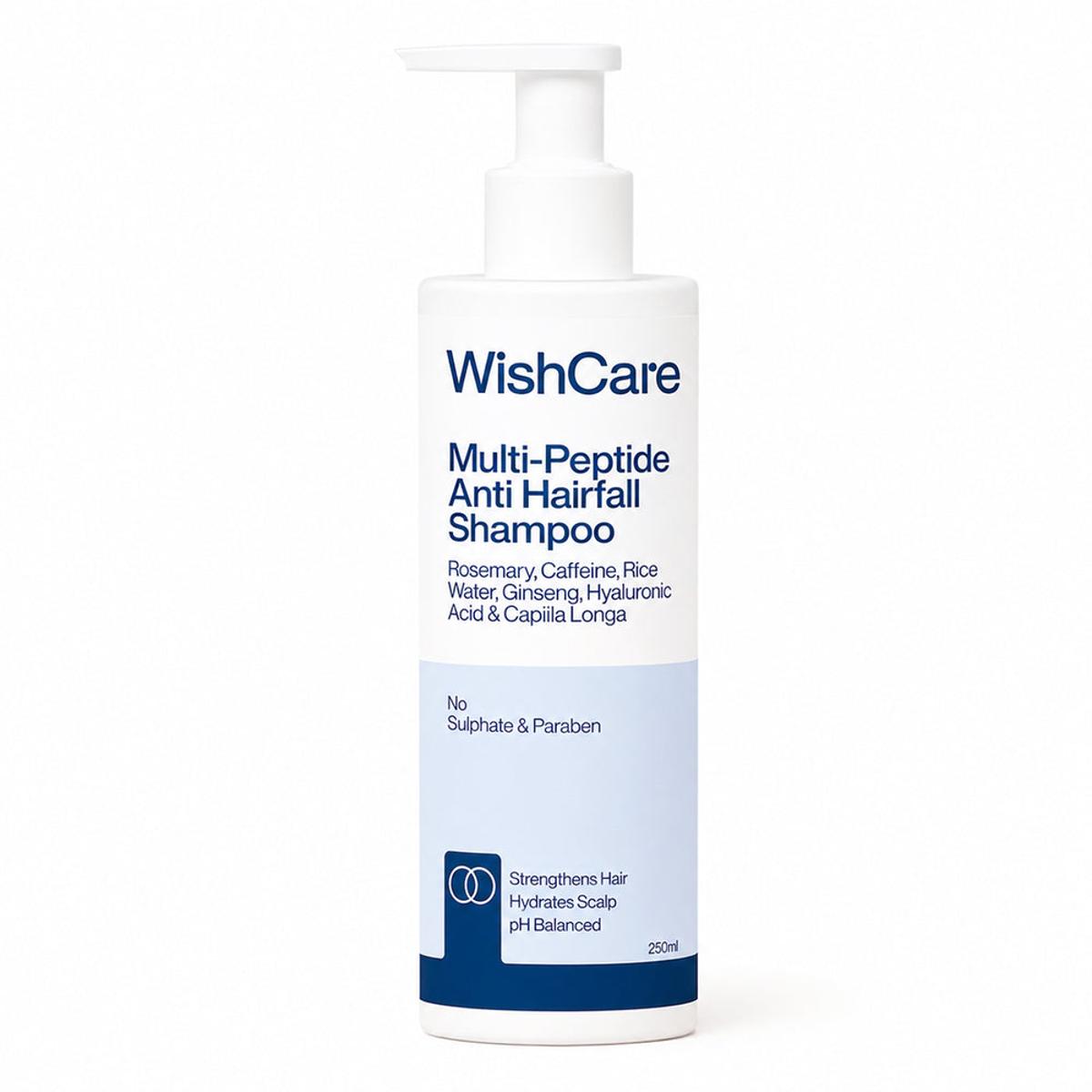 WishCare Multi Peptide Anti Hairfall Shampoo