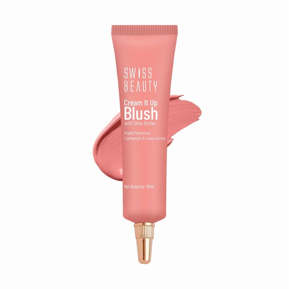 Swiss Beauty cream It Up Blush with Shea Butter - Rosy Cheeks 01